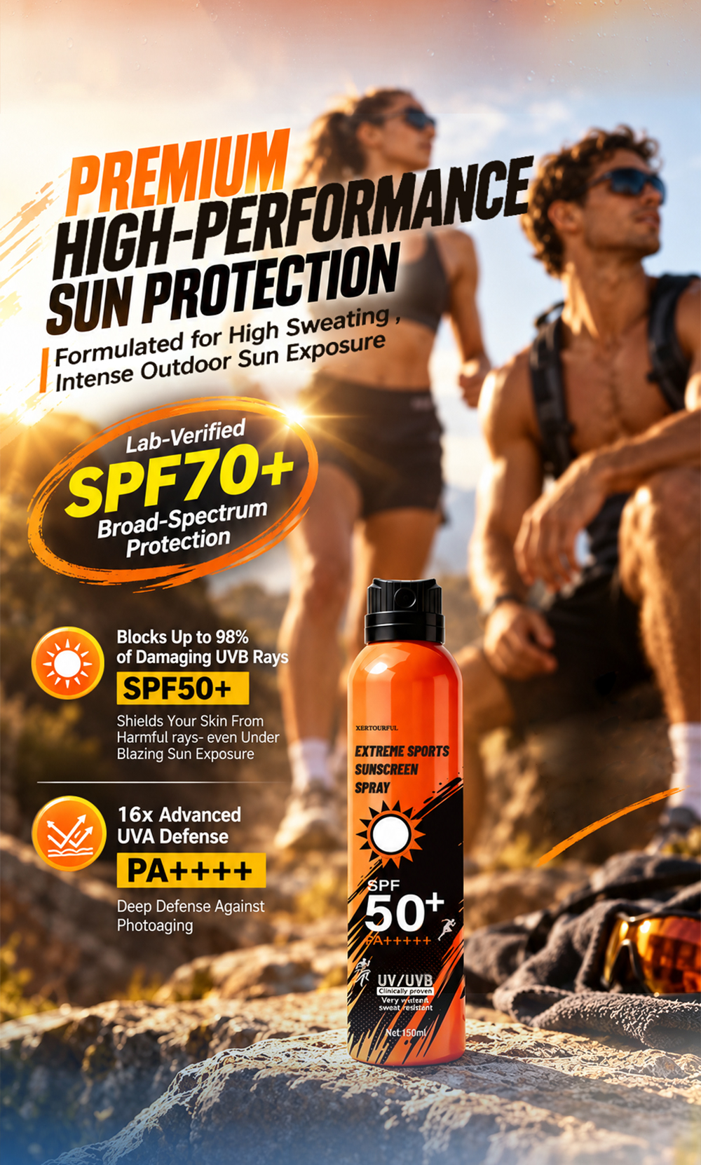 Spray for Extreme Sports