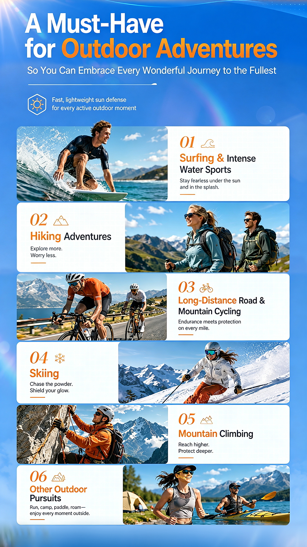 Spray for Extreme Sports