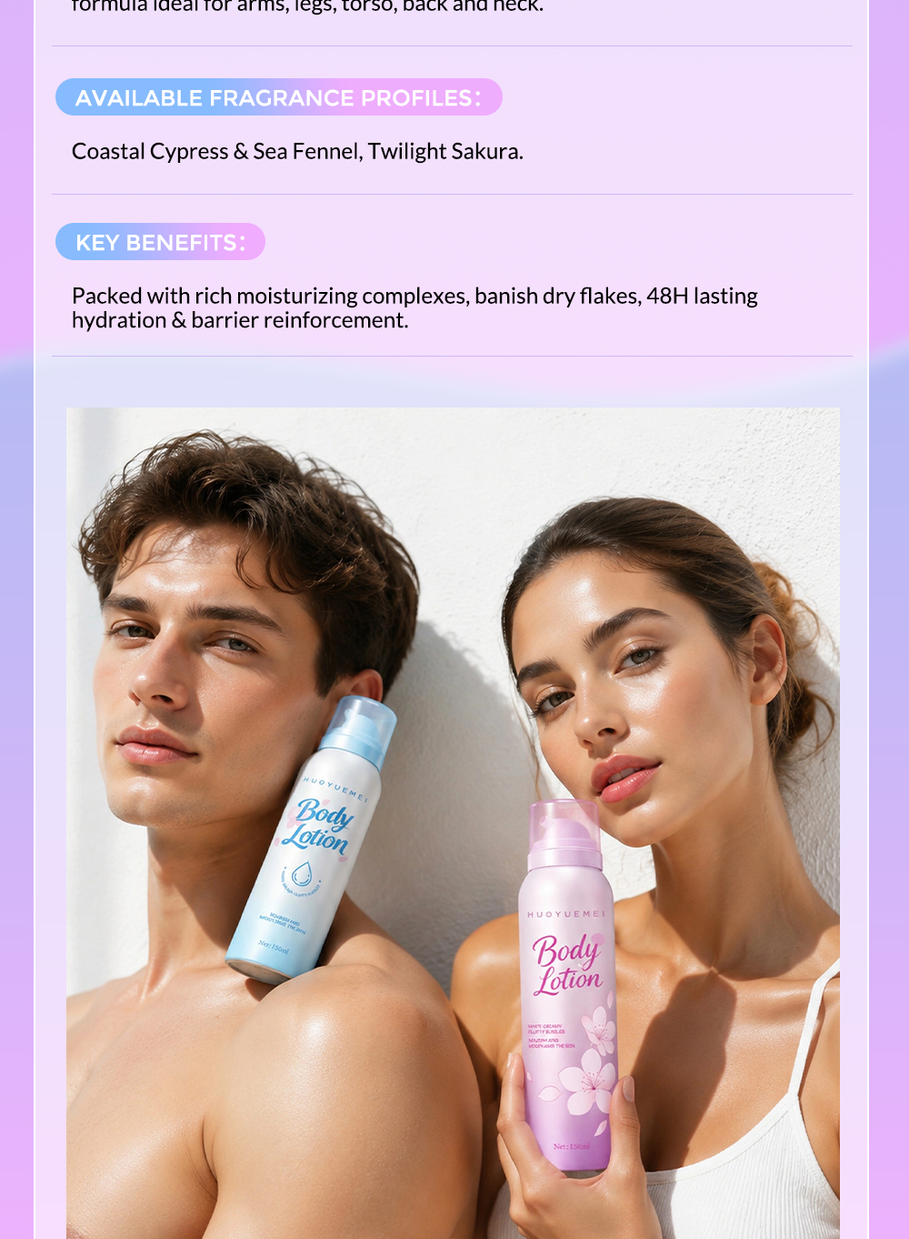 Aerosol Body Lotion Spray