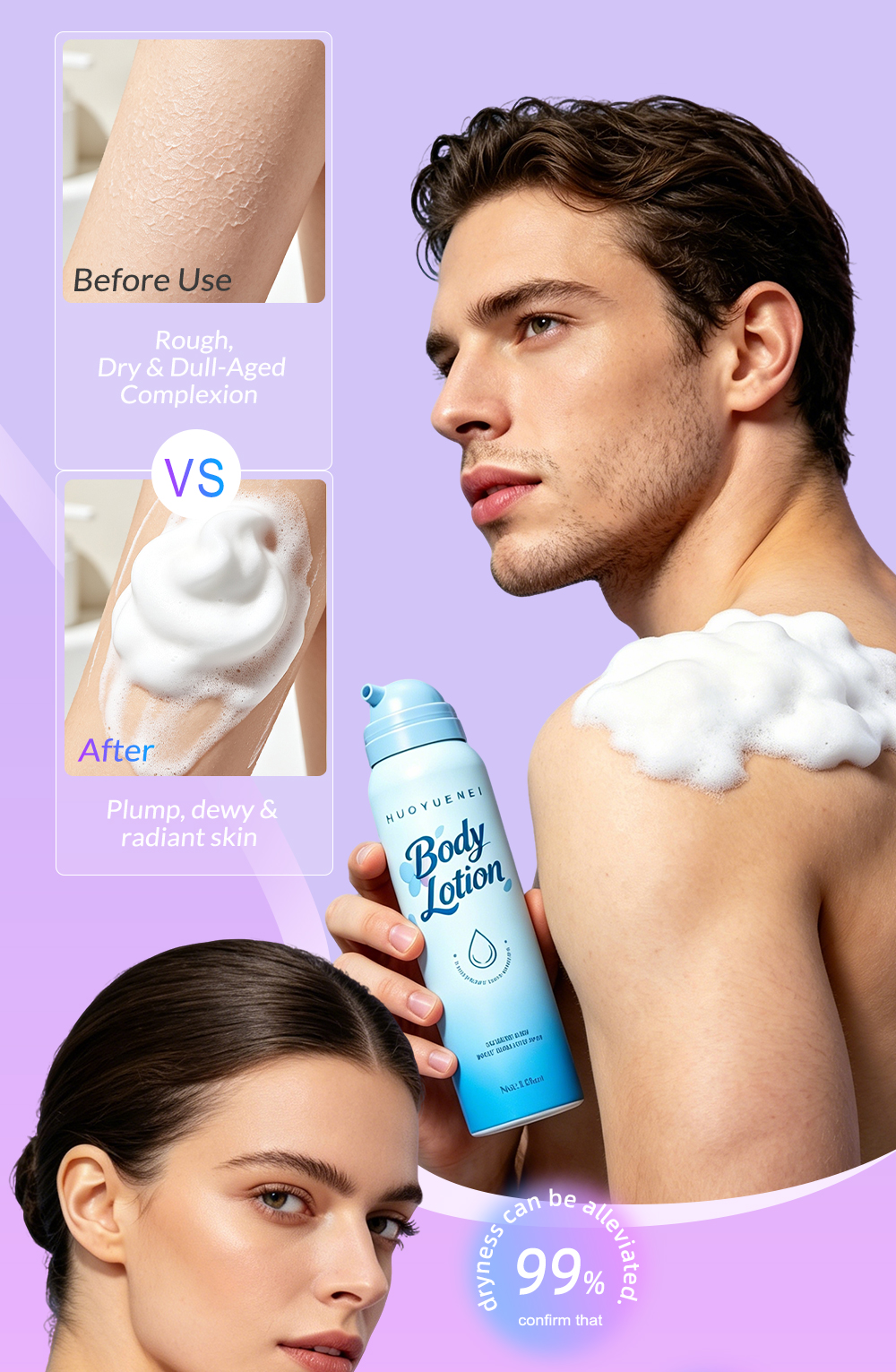 Aerosol Body Lotion Spray