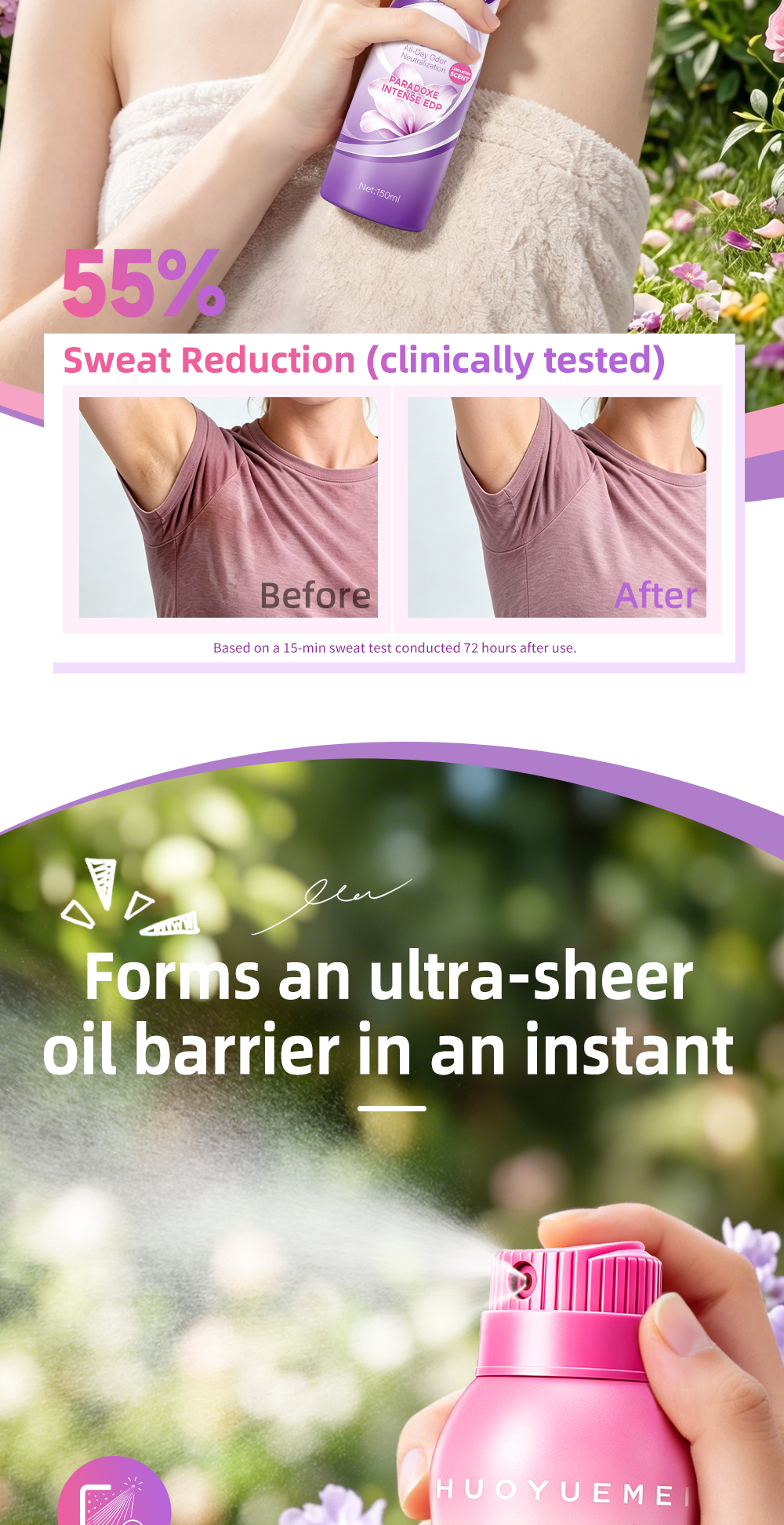 Antiperspirant Body Spray