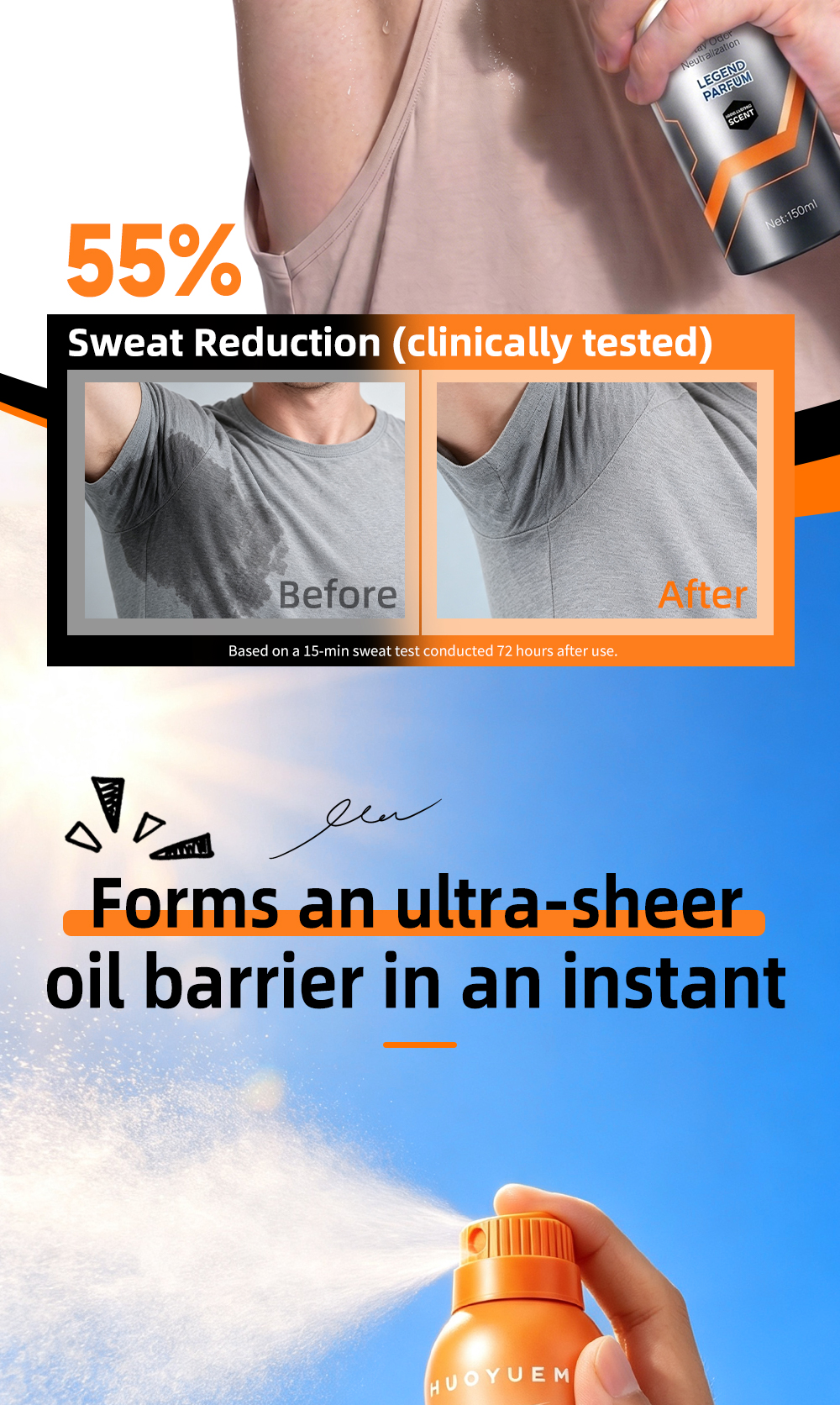 Antiperspirant Body Spray